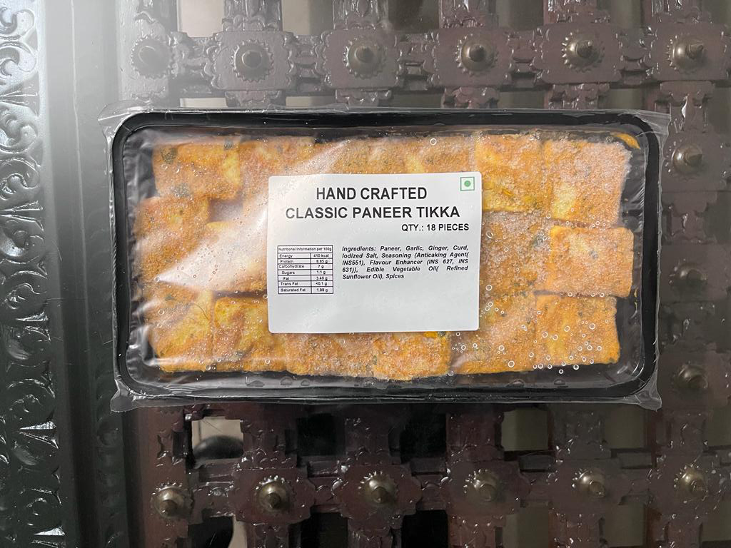 Hand Crafted Classic Paneer Tikka