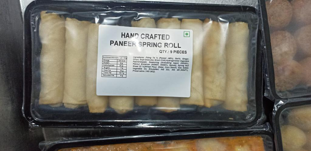 Handcrafted Paneer Spring Roll